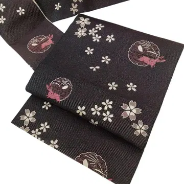 나고야 오비 토끼 벚꽃 캐주얼 #1223