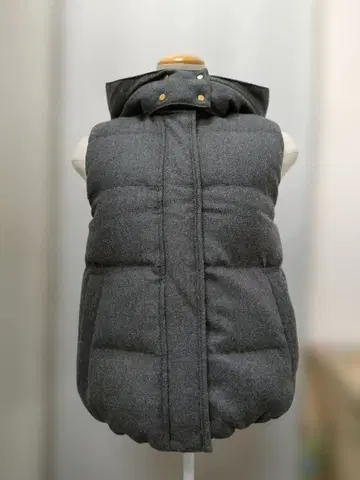 알아바일 다운 베스트 리버서블 그레이