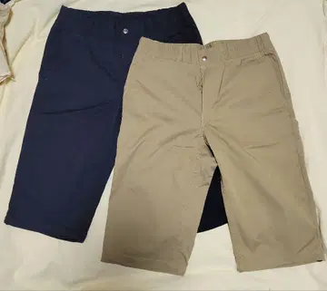CANTERBURY 네이비 카키 하프 팬츠 2세트