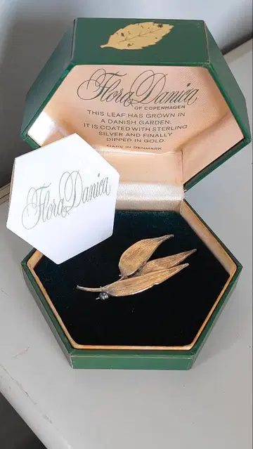 덴마크 제 FLORA DANICA 925 플로라다니카 브로치