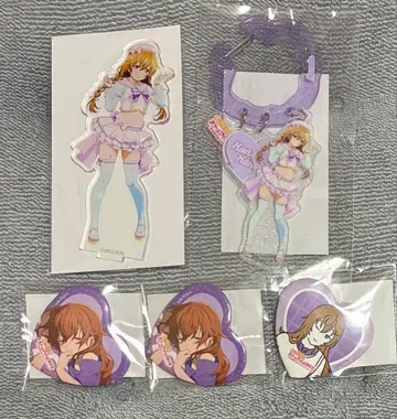 오미 카나타 아크릴 스탠드 캔뱃지 니지가사키 제비뽑기당