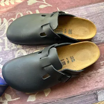 BIRKENSTOCK 블랙 사보 샌들 40
