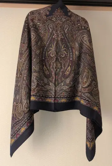 에트로 페이즐리 무늬 대형 스톨