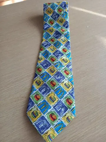맥도날드 실크 넥타이