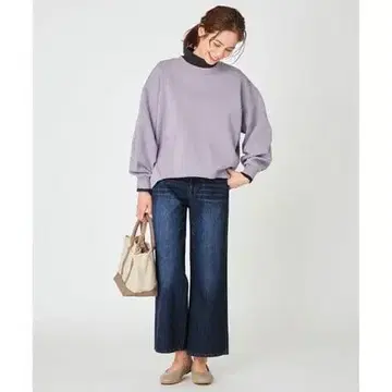 애니팜 [세탁 가능] 사이로스팬 데님 팬츠 II