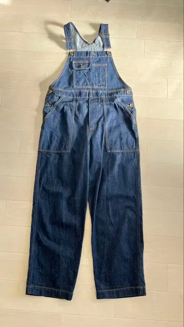 차일드우먼 데님 오버롤