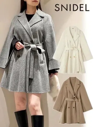 스나이델 snidel 리버 플레어 코트