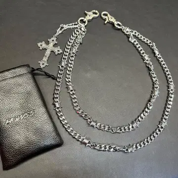 Bb 오른쪽 1013 미사용 보관품 HOWSS 지갑 체인 십자가 참