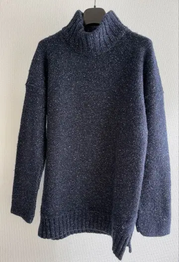 매컬리스터 브리티시 메이드 울 모크넥 니트 네이비 34 스코틀랜드