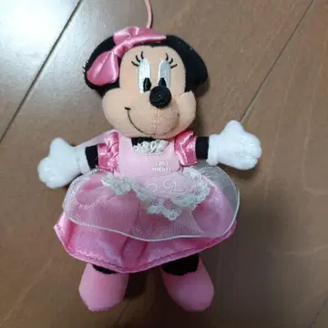 미니 마우스 봉제 인형 키링 디즈니 스트랩 셰프 미키