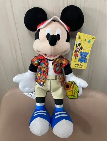 디즈니랜드 플레이 인 더 파크 미키마우스 봉제 인형