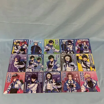 블루 록 트레이딩 미니 색지 사이버 펑크 리바이벌 전종 세트