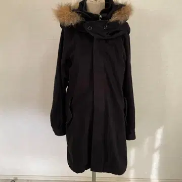 고무 2장 겹침 코트