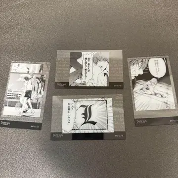 DEATHNOTE전 트레이딩 클리어 카드 컬렉션 4개 세트