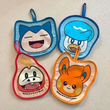 포켓몬 다이컷 루프 타월 4장 세트