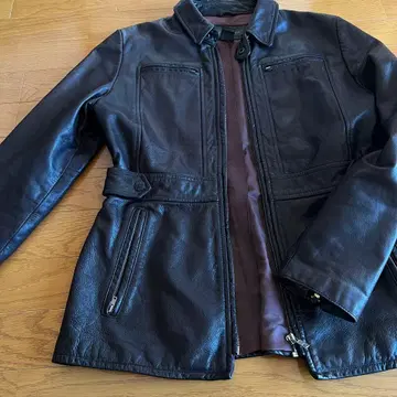 바나나 리퍼블릭 소가죽 빈티지 가죽 자켓 Y2K