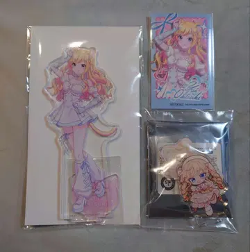 마네키네코 데레마스 콜라보 오츠키 유이 아크릴 스탠드 포토 카드