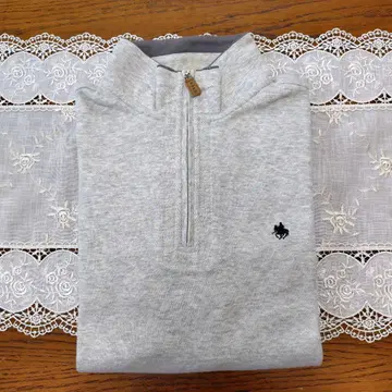 Polo 라이트 그레이 집업 니트 SizeLL