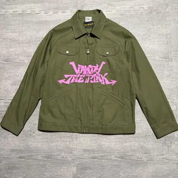VANDYTHEPINK XL 올리브 그린 밀리터리 자켓