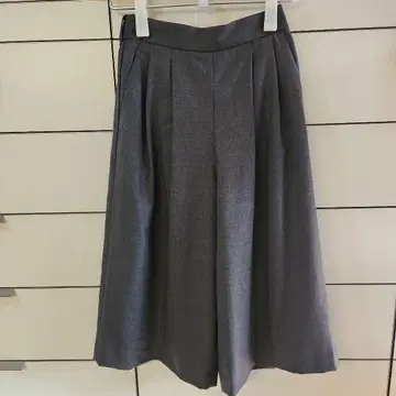 그레이 가우초 팬츠 장식 벨트 포함