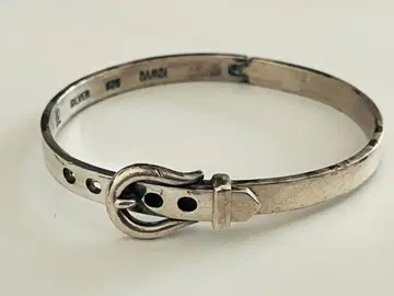 BAMBI SILVER925 팔찌 벨트 모티브 실버 뱅글