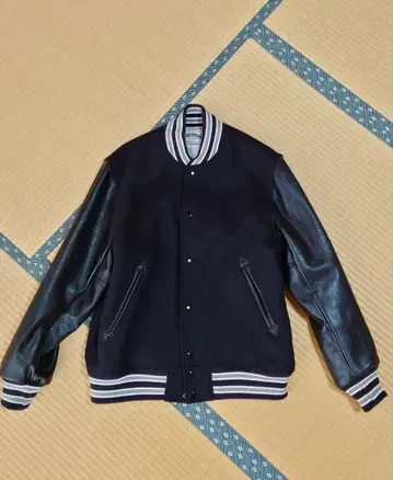 HOUSTON 바시티 자켓 블랙 L 사이즈