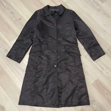 UNTITLED 다크 브라운 트렌치코트