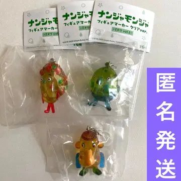 난쟈몬쟈 피규어 마커 클리어 가챠 3개 세트