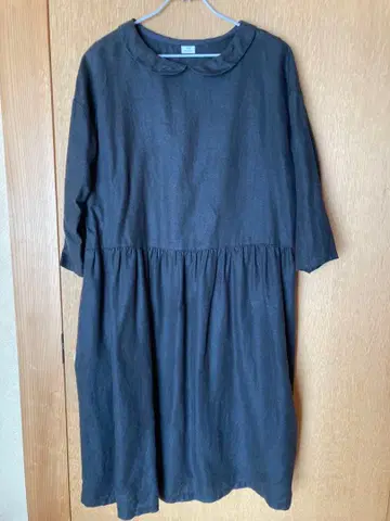 핸드메이드 작가 dadda 카라 부착 원피스 블랙