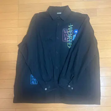 VANISH ALL 그래픽 긴팔 셔츠