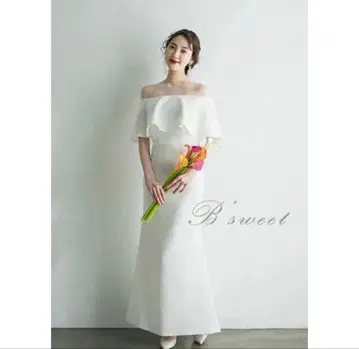B'sweet 오프숄더 머메이드 드레스