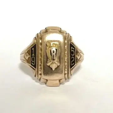 1950s 52년 10k 10금 카보숑컷 오리지널 빈티지