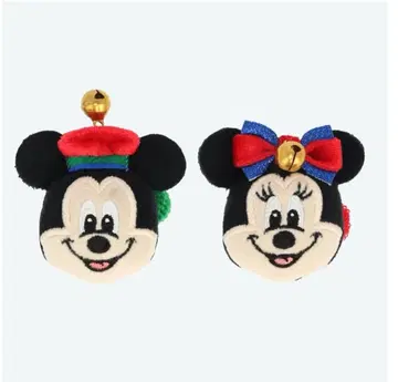 디즈니 크리스마스 미키 미니 반지 2개 세트