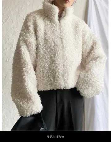 푸들 퍼 보아 블루종 (화이트)