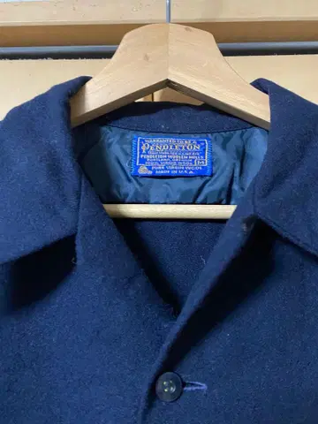 [ 빈티지 ] Pendleton 울 네이비 셔츠 엘보 배치 포함