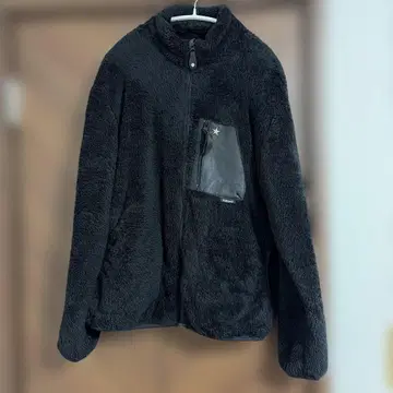 Schott 샷 보아 플리스 블랙 자켓