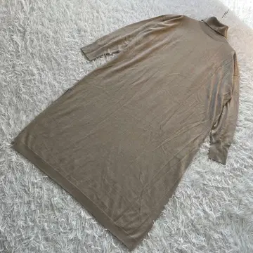 저널 스탠다드 울 혼방 터틀넥 원피스 사이드 슬릿