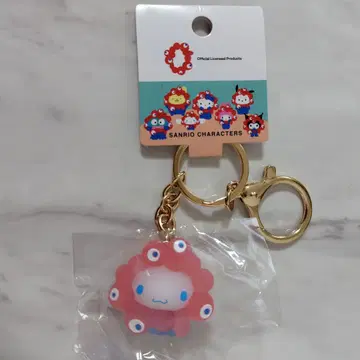시나몬 산리오 미야쿠미야쿠 클리어 컬러 마스코트 키링
