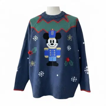 디즈니 리조트 미키 크리스마스 스웨터 2024