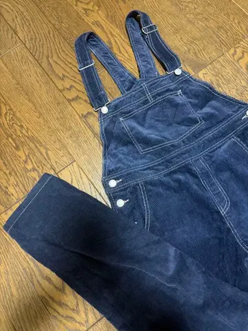 Heather 네이비 코듀로이 살로펫