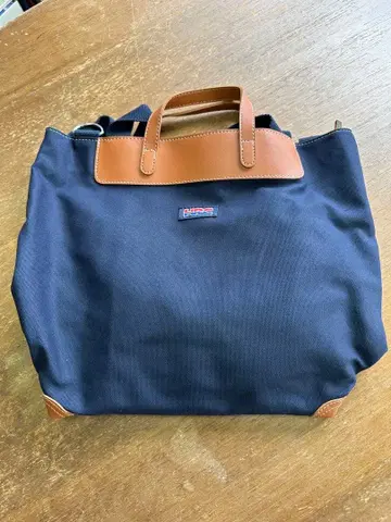 HRC 로고 토트백 네이비