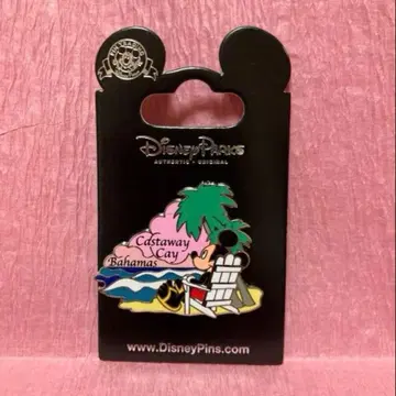 레어 디즈니 바하마 캐스타웨이케이 미키 한정판 핀 핀 배지
