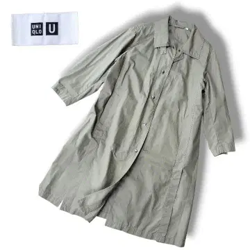 유니클로 스텐카라 코트 여성용 S 베이지