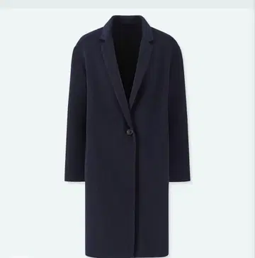 택 포함 새상품 유니클로 UNIQLO 더블 페이스 코쿤 체스터 코트