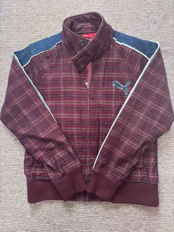 Puma check nylon jacket