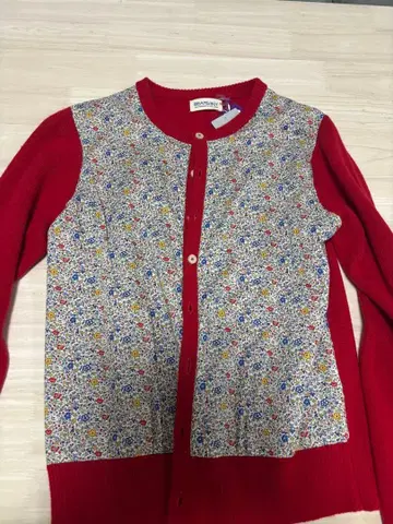 BEAMS BOY 가디건 RED