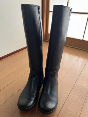 CAMPER 네이비 롱 부츠