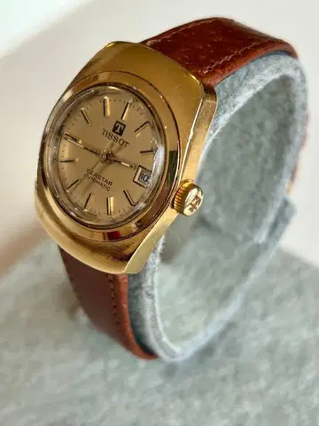 TISSOT 티쏘 SEASTAR 자동 와인딩 여성용 손목시계 작동품