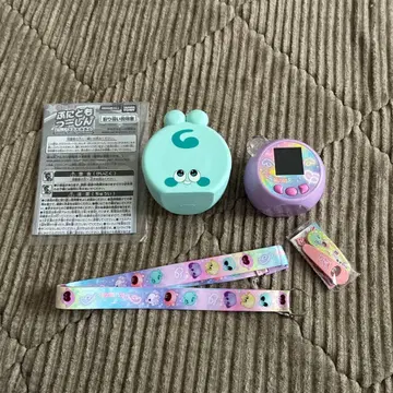 말랑쁘니 쁘니토모 통신 무지개 프리미엄 본체 스트랩 실리콘 커버