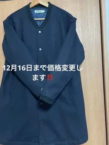 니코앤드 스타디움 점퍼풍 울 코트 네이비 사이즈 4